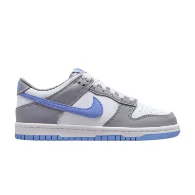 Pre-owned Nike Dunk Low Gs 'cement Royal Pulse' | Grey | Kid's Size 4 In Gray