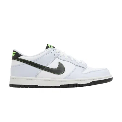 Pre-owned Nike Dunk Low Gs 'grey Green Strike' | Kid's Size 7