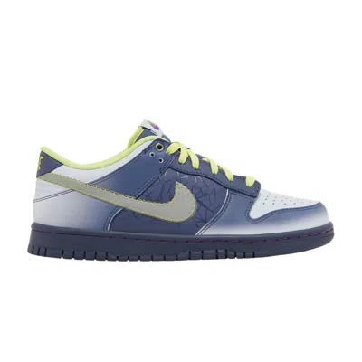 Pre-owned Nike Dunk Low Gs 'halloween - I Am Fearless!' | Blue | Kid's Size 7