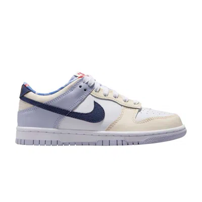 Pre-owned Nike Dunk Low Gs 'just Do It' | White | Kid's Size 5.5