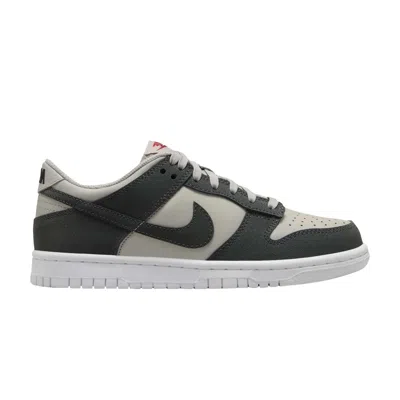 Pre-owned Nike Dunk Low Gs 'light Iron Ore Anthracite Glitter' | Grey | Kid's Size 6