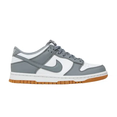 Pre-owned Nike Dunk Low Gs 'reflective Grey' | Kid's Size 4.5 In Gray