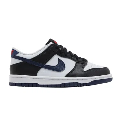 Pre-owned Nike Dunk Low Gs 'team Usa' | Black | Kid's Size 5