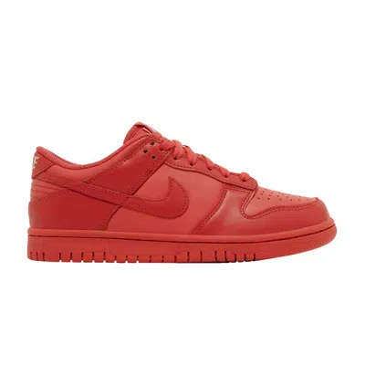 Pre-owned Nike Dunk Low Gs 'track Red' | Kid's Size 6.5
