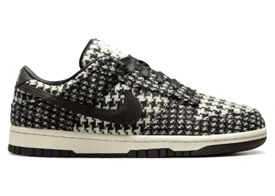 Pre-owned Nike Dunk Low Harris Tweed White Black (women's) Sneakers In Multi