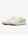 Nike Dunk Low Hj7335-133 Sneakers Women's White Cactus Lifestyle Shoes Pss214 (white,6.5)