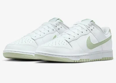 NIKE DUNK LOW HONEYDEW DV0831-105 MEN'S 10 WHITE LEATHER LOW TOP SNEAKERS TF3407