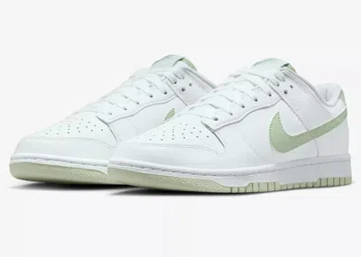 NIKE DUNK LOW HONEYDEW DV0831-105 MEN'S WHITE LEATHER LIFESTYLE SHOES GBNC144