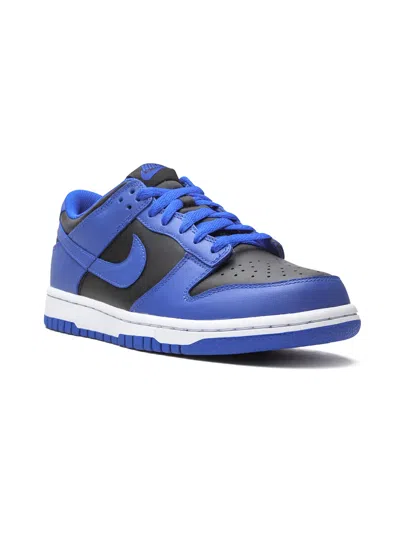 Nike Kids' Dunk Low "hyper Cobalt" Sneakers In Black/blue/white
