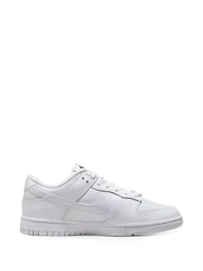 Nike Dunk Low Iridescent Sneakers In White