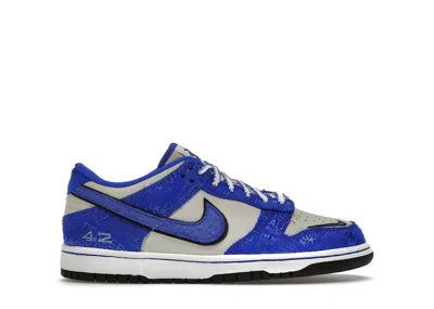 Pre-owned Nike Dunk Low Jackie Robinson Sneakers Incoconut In Racer Blue/racer Blue Coconut