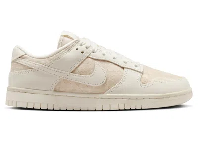Pre-owned Nike Dunk Low Lace (women's) Sneakers In Light Orewood Brown/coconut Milk/soft Pearl