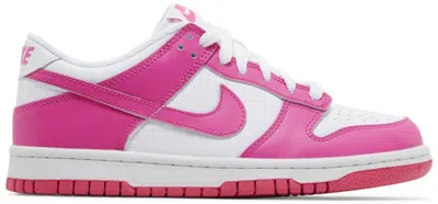 Pre-owned Nike Kids' Dunk Low Laser Fuchsia (gs) In Pink