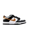 Nike Dunk Low Leather Sneakers In Black