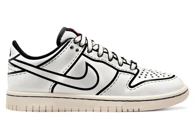 Pre-owned Nike Dunk Low Lego Sneakers In Sail/black In Multi