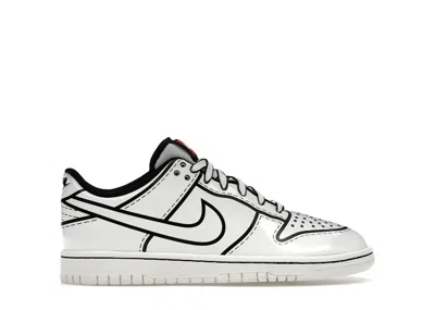 Pre-owned Nike Dunk Low Lego Sneakers In Sail/black In Multi