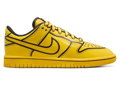 Pre-owned Nike Dunk Low Lego Sneakers In Tour Yellow/black In Multi