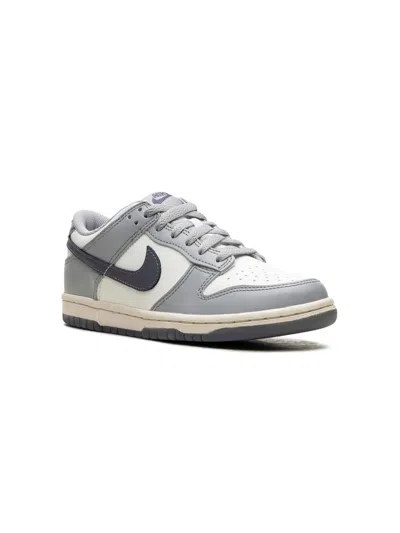 Nike Kids' Dunk Low "light Carbon" Sneakers In Grey