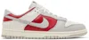 Nike Man Sneakers Light Grey Size 6.5 Leather In Red
