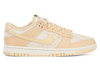 Pre-owned Nike Dunk Low Light Orewood Snakeskin (women's) Sneakers In Light Orewood Brown/university Red/black In Multi
