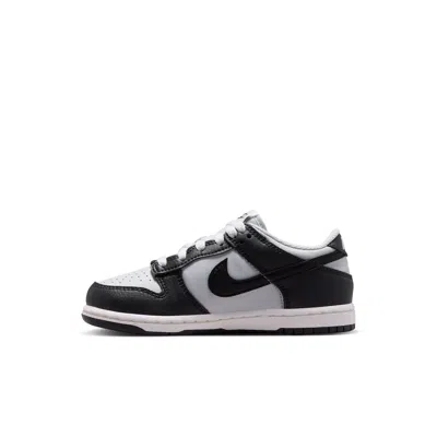 Nike Babies' Dunk Low Little Kids' Shoes In Black