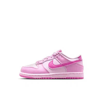 Nike Babies' Dunk Low Little Kids' Shoes In Pink