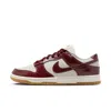 Nike Dunk Low Lx Fj2260-004 Sneakers Women's 13 Team Red Phantom Shoes Rhs3602 In Burgundy