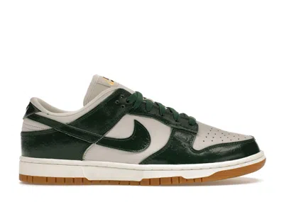 Pre-owned Nike Dunk Low Lx Ostrich (women's) Sneakers In Phantom/gorge Green/sail