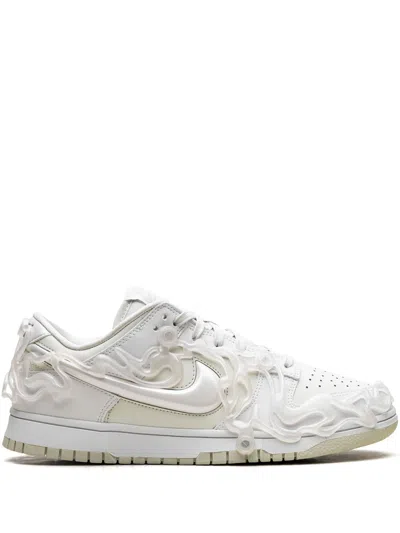 Nike Dunk Low Lx "sea Glass" Sneakers In White