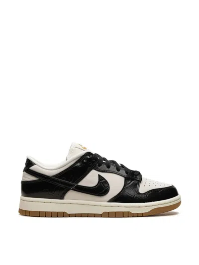 Nike Dunk Low Retro Crocodile Low Sneakers In Black