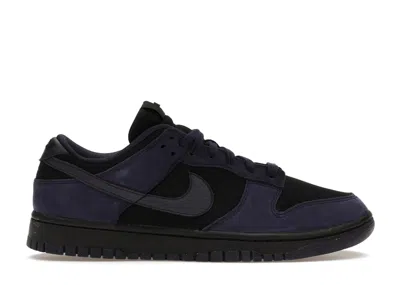 Pre-owned Nike Dunk Low Lx (women's) Sneakers In Black/purple Ink