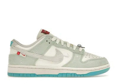 Pre-owned Nike Dunk Low Lx Year Of The Dragon (2024) (women's) Sneakers In Sail/dusty Cactus/vapor Green