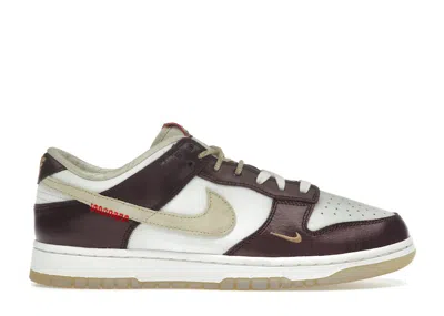 Pre-owned Nike Dunk Low Lx Year Of The Snake (women's) Sneakers In Sail/team Gold/burgundy Crush In Multi