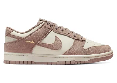 Pre-owned Nike Dunk Low Malt Gold Mini Swoosh (women's) Sneakers In Sail/metallic Gold/white