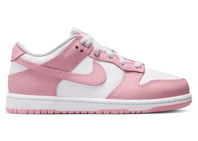 Pre-owned Nike Dunk Low Medium Soft Pink Sneakers In White