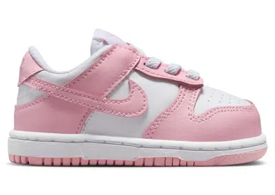Pre-owned Nike Dunk Low Medium Soft Pink Sneakers In White