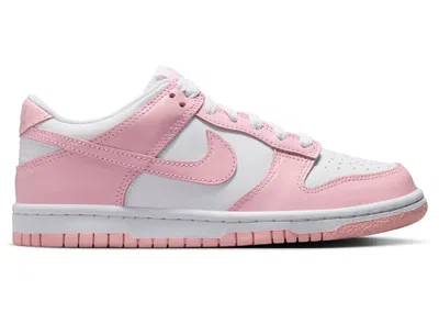 Pre-owned Nike Dunk Low Medium Soft Pink Sneakers In White