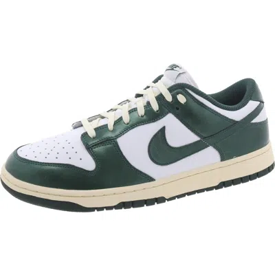 Nike Women's Dunk Low Sneaker In White/pro Green/coconut Milk In Multi