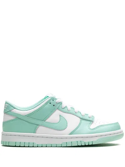 Nike Kids' Dunk Low "mint Foam" Sneakers In White