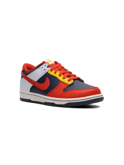 Nike Kids' Dunk Low "multi Color" Sneakers In Blue