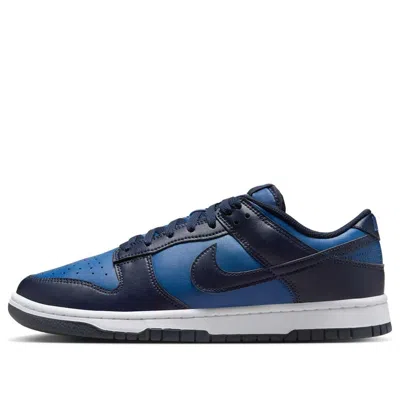 Nike Dunk Low Retro Basketball Sneaker In Blue