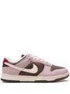 Nike Dunk Low Leather And Suede Sneakers In Pink