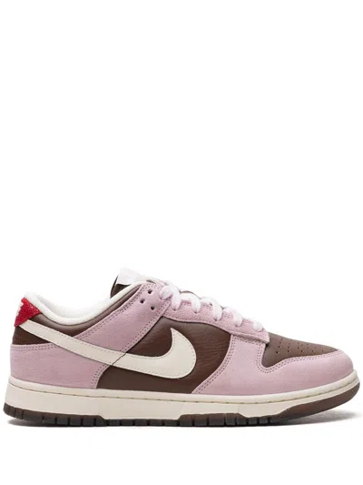 Nike Dunk Low Leather And Suede Sneakers In Multi