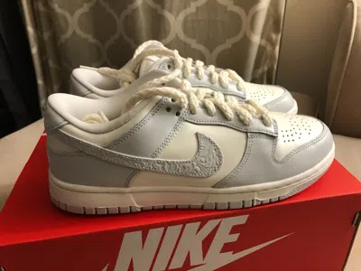 Pre-owned Nike Dunk Low Needlework Sail Aura (women) Fj4553133