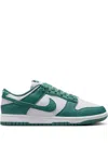 Nike Dunk Low Perforated Leather Low-top Trainers In Green