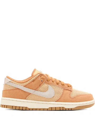 Nike Dunk Low Next Nature Mesh Panel Sneakers In Orange