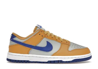 Pre-owned Nike Dunk Low Next Nature Royal (women's) Sneakers In Wheat Gold/hyper Royal/light Silver In Multi