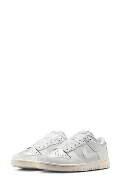 Nike Dunk Low Next Nature Sneaker In Platinum/white/ivory