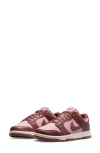 Nike Dunk Low Next Nature Sneaker In White/pink/dark Pony