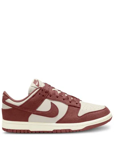 Nike Dunk Low Next Nature Sneakers In Red